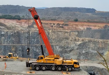 Guindastes sobre rodas